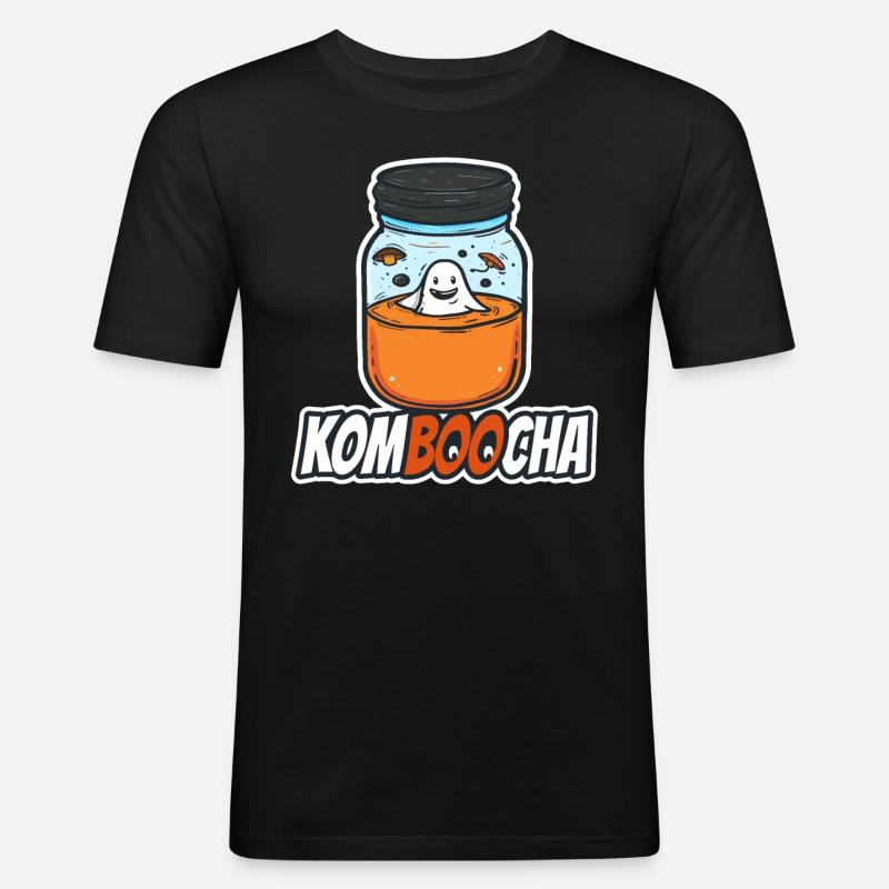 Kombucha Maker Kombucha Tea Lovers - T-shirt près du corps Homme - noir