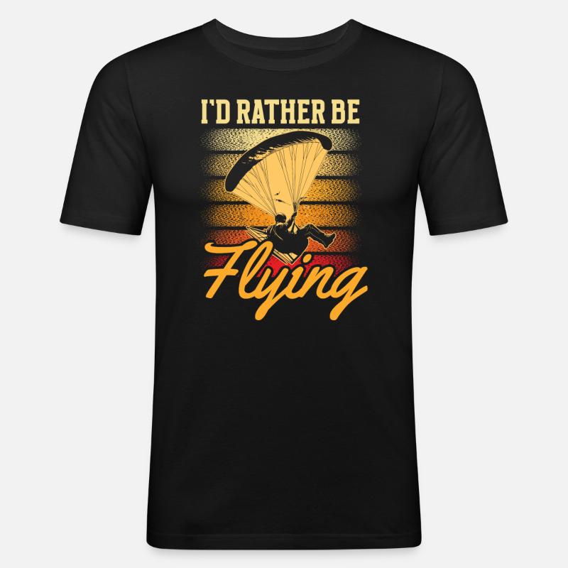Paramotoring paramotoring - Men's Slim Fit T-Shirt - black