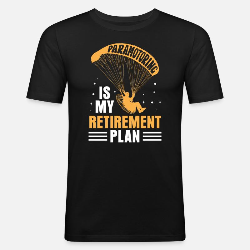 Paramotoring paramotoring - Men's Slim Fit T-Shirt - black
