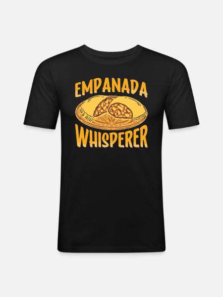 Empanada mexicaine vénézuélienne - T-shirt près du corps Homme - noir