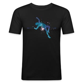 Athlétisme Jeux d’athlétisme - T-shirt près du corps Homme - noir - Devant - Nik (191cm)