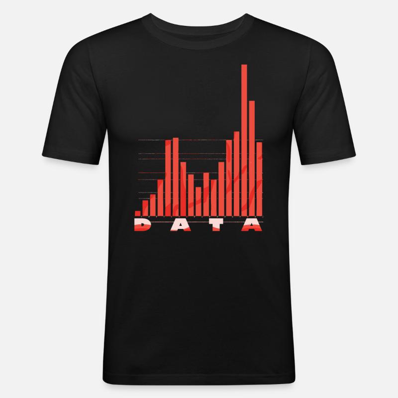 Behavioral Analyst Data Coding - Men's Slim Fit T-Shirt - black