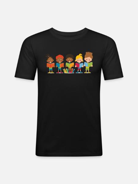 phonemisPhonemic consciousness science - Men's Slim Fit T-Shirt - black