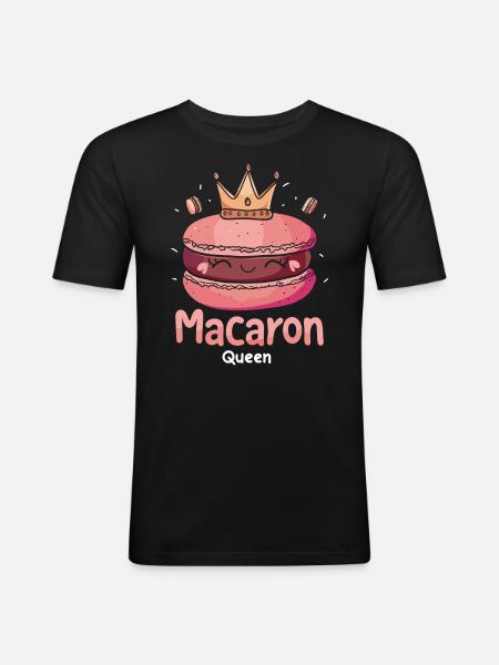 Macaron lovers Macaron Baker - Men's Slim Fit T-Shirt - black