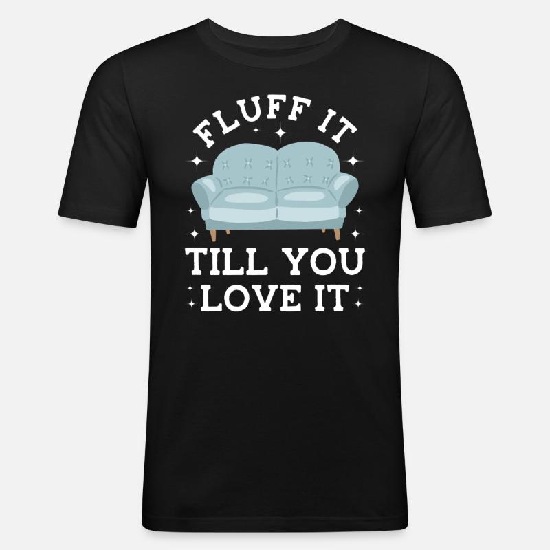 Restauratorin Polstermöbel - Männer Slim Fit T-Shirt - Schwarz