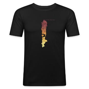 Weihnachtsgeschenk für Bouldern - Männer Slim Fit T-Shirt - Schwarz - Vorne - Nik (191cm)