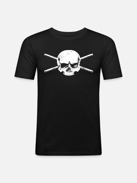 Eskrima - T-shirt près du corps Homme - noir