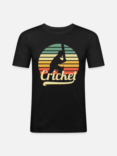 Cricket - Men's Slim Fit T-Shirt - black