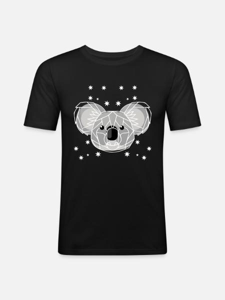 Koala Australia - Men's Slim Fit T-Shirt - black