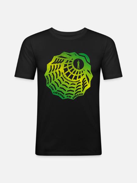 Badminton (License-To-Smash-Edition) - Men's Slim Fit T-Shirt - black
