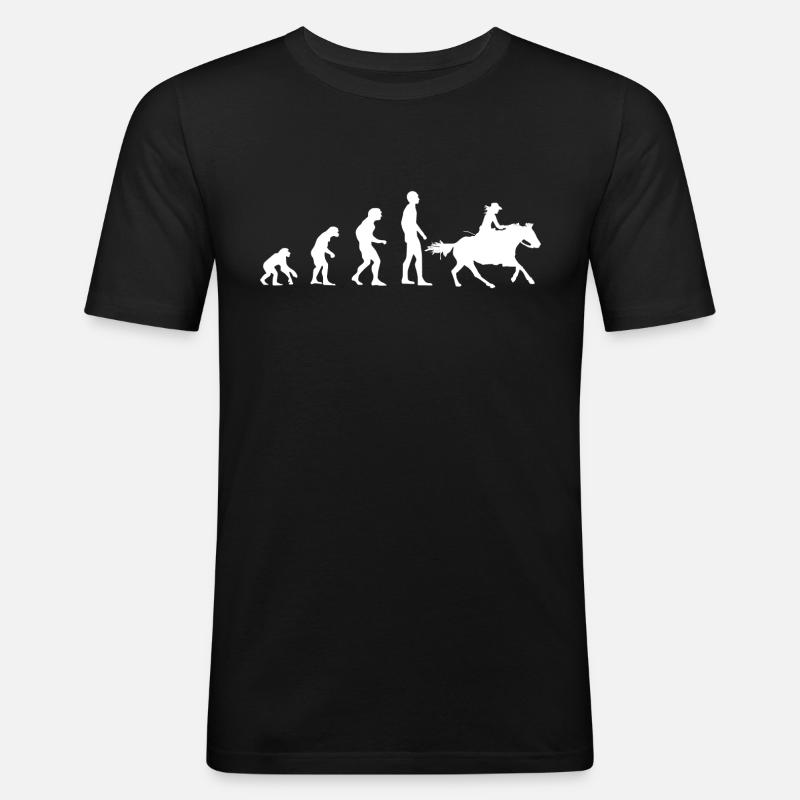 Evolution Western - Men's Slim Fit T-Shirt - black