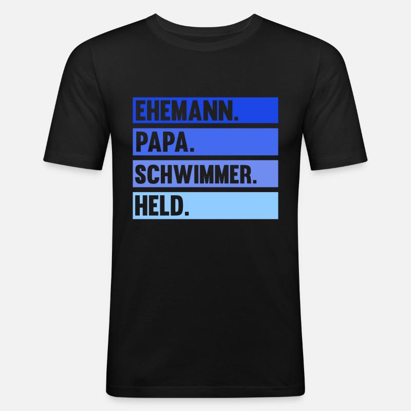 Schullehrer Lehrer - Männer Slim Fit T-Shirt - Schwarz
