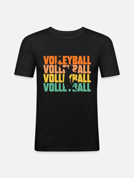 Volleyball Player Volleyball Player Volleyball - Men's Slim Fit T-Shirt - black