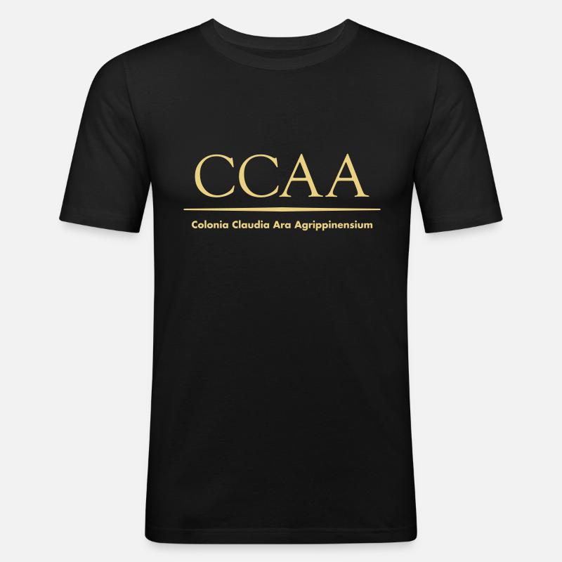 CCAA (Köln, Latein) - Männer Slim Fit T-Shirt - undefined
