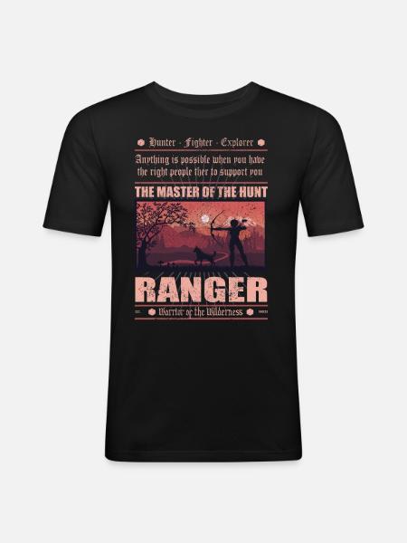 Ranger 2 - Männer Slim Fit T-Shirt - Schwarz