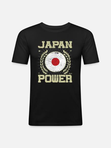 Cool Japan Design - Men's Slim Fit T-Shirt - black