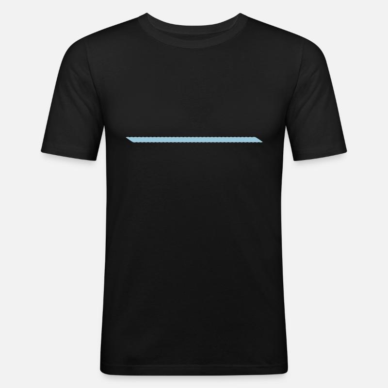 seil - Männer Slim Fit T-Shirt - Schwarz