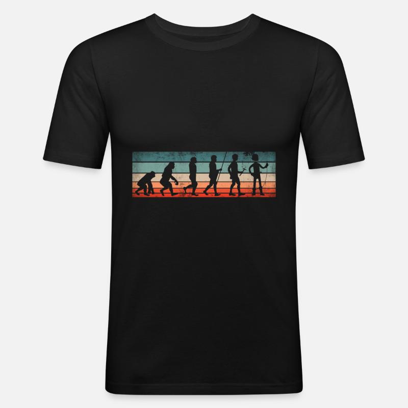 Boilermaker Evolution - Männer Slim Fit T-Shirt - Schwarz