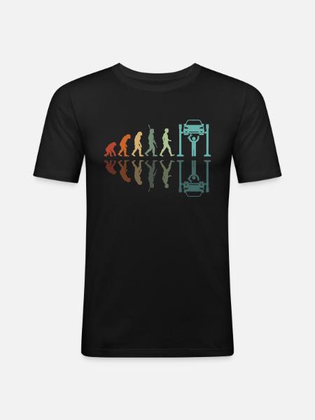 Car Mechanic Development - Men's Slim Fit T-Shirt - black
