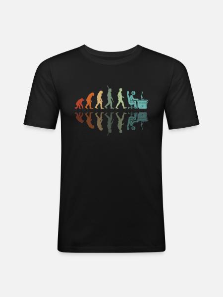 Gamer Development - Men's Slim Fit T-Shirt - black