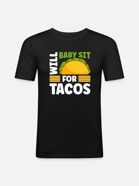 Babysitter Gift Babysitting Best Babysitter - Men's Slim Fit T-Shirt - black
