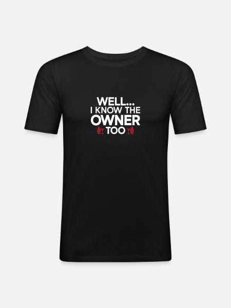 Bartender Gift Mixologist Saying Bar - Men's Slim Fit T-Shirt - black