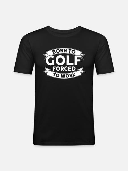 Golf gift for golfers - Men's Slim Fit T-Shirt - black