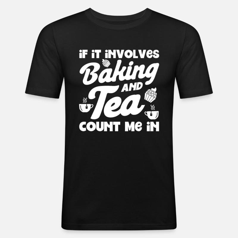 Bakery Baking Baker Baker - Men's Slim Fit T-Shirt - black