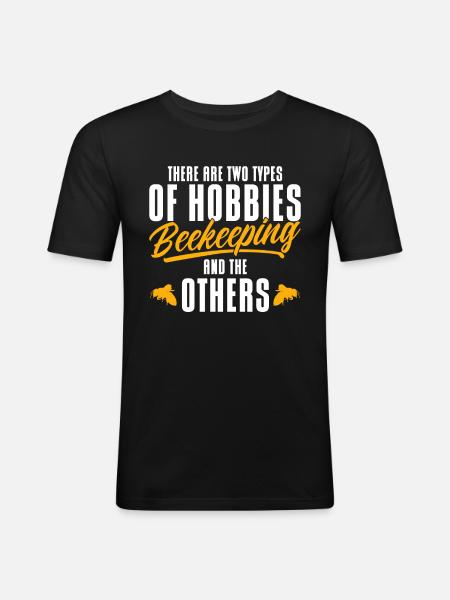 Beekeeping Beekeepers Bees Honey Beekeepers - Men's Slim Fit T-Shirt - black