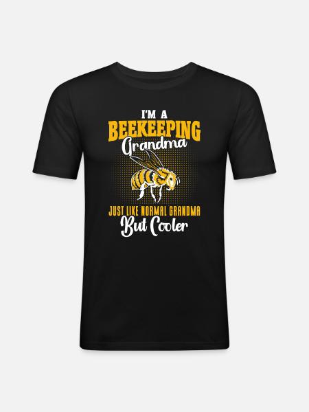 Beekeeping Beekeepers Bees Honey Beekeepers - Men's Slim Fit T-Shirt - black