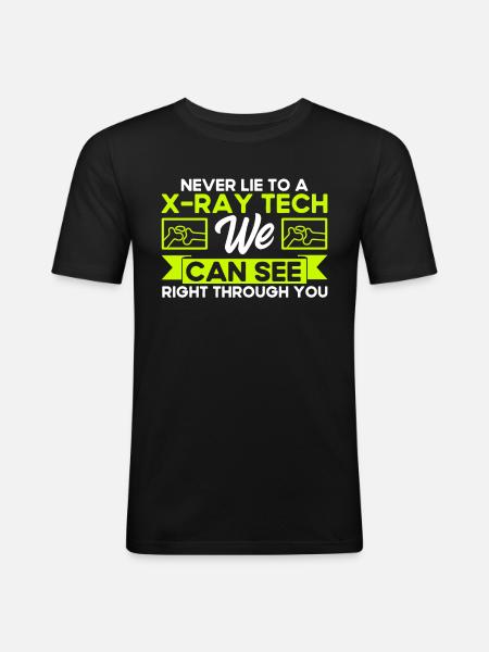 Radiology Radiologist Radiology Technician - Men's Slim Fit T-Shirt - black
