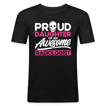 Radiology Radiologist Radiology Technician - Men's Slim Fit T-Shirt - black - Front - Nik (191cm)