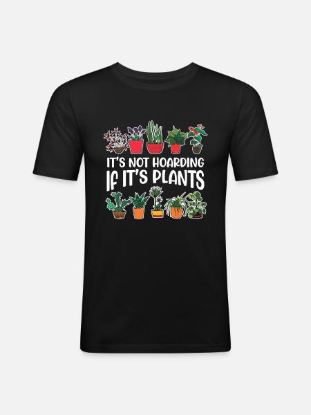 Plant Gardening Gardener Landscape Architect - Men's Slim Fit T-Shirt - black