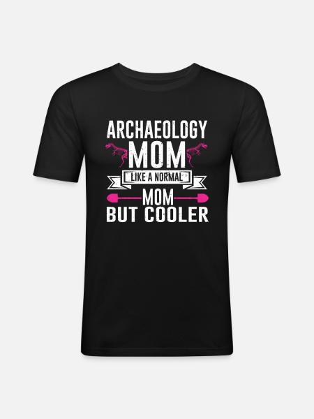 Archaeologist Gift Archaeology - Men's Slim Fit T-Shirt - black