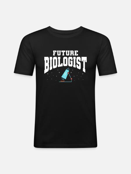 Biology Gift Biologist - Men's Slim Fit T-Shirt - black