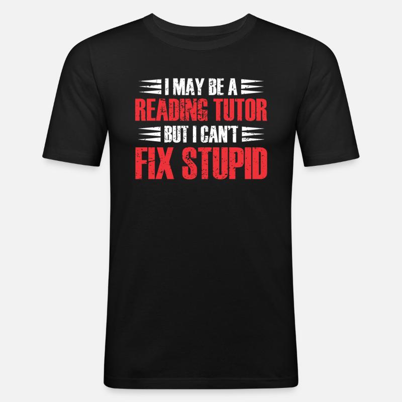 Tutor Gift Tutor - Men's Slim Fit T-Shirt - black
