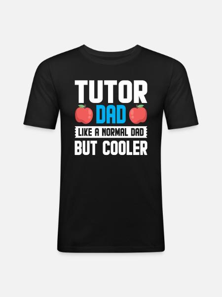 Tutor Gift Tutor - Men's Slim Fit T-Shirt - black