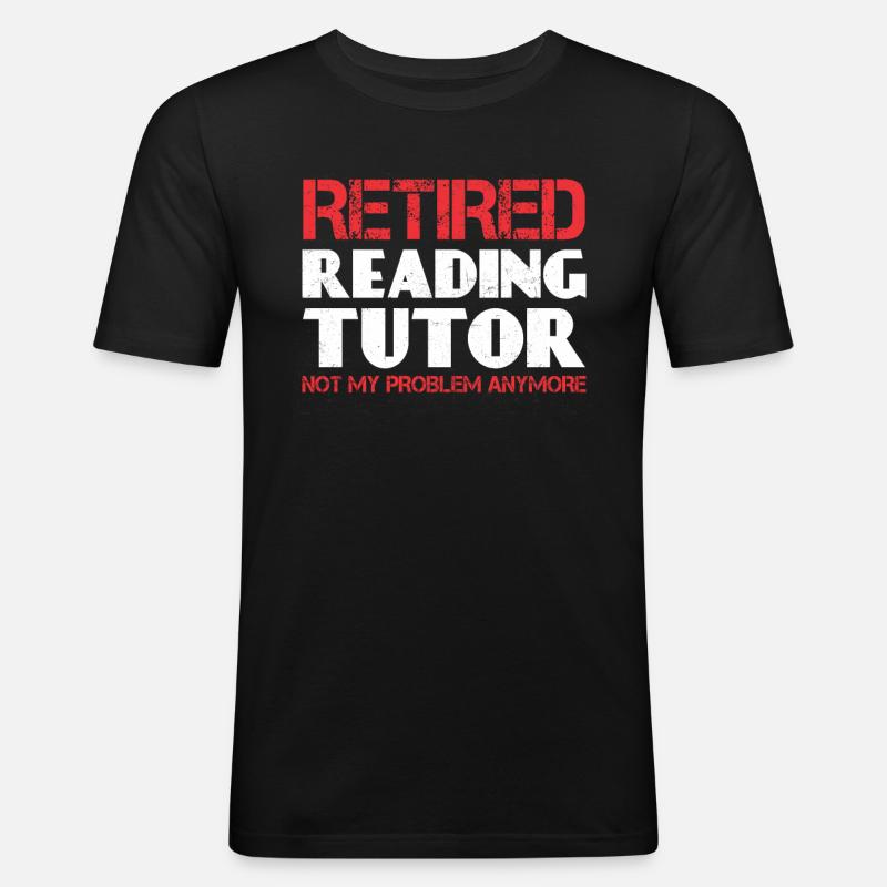 Tutor Gift Tutor - Men's Slim Fit T-Shirt - black