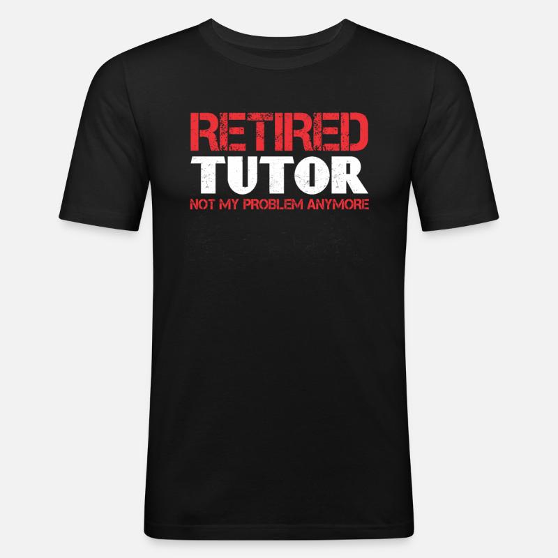 Tutor Gift Tutor - Men's Slim Fit T-Shirt - black