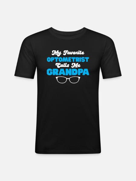 Optician Gift Optometry - Men's Slim Fit T-Shirt - black