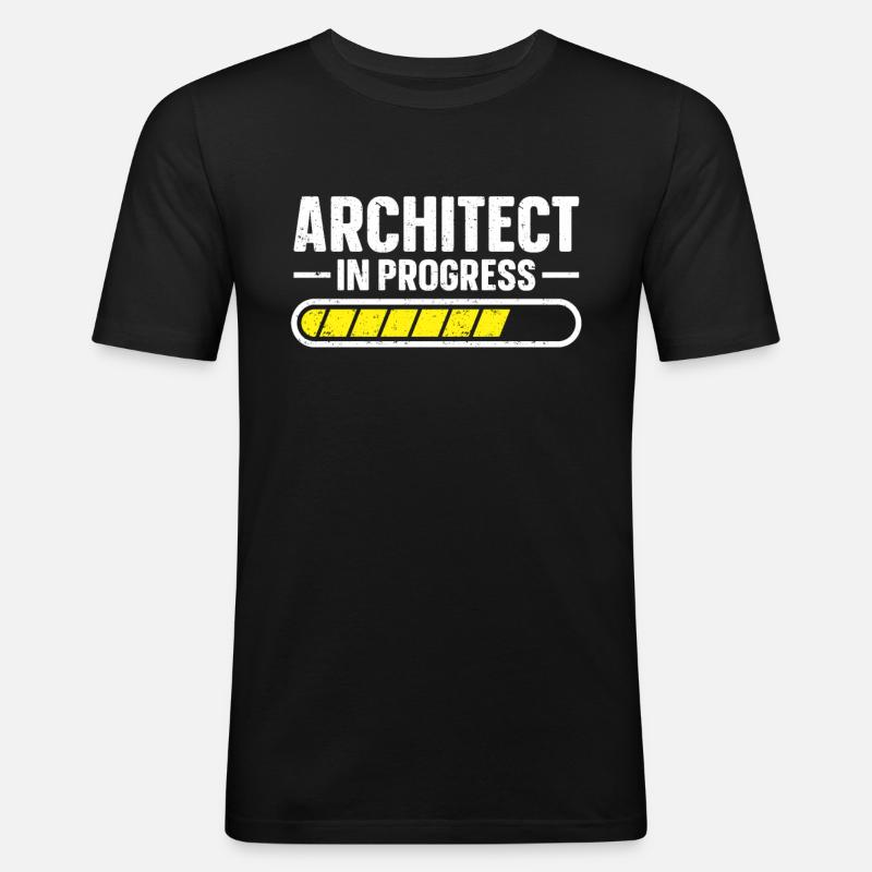 Architect's Gift, Architecture Lover - Men's Slim Fit T-Shirt - black