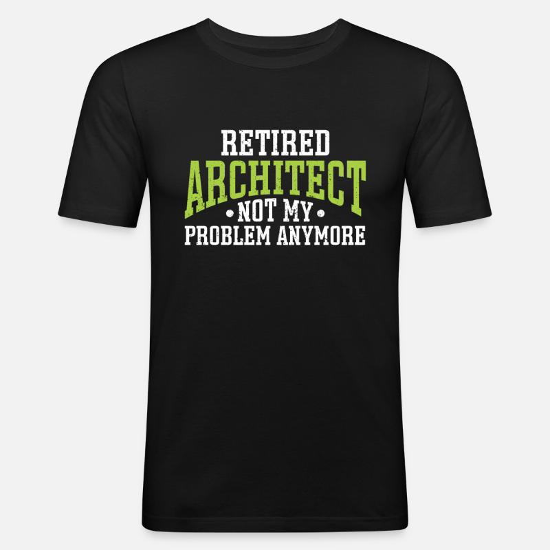 Architect's Gift, Architecture Lover - Men's Slim Fit T-Shirt - black
