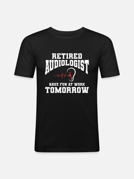 Audiology Audiologists - Men's Slim Fit T-Shirt - black