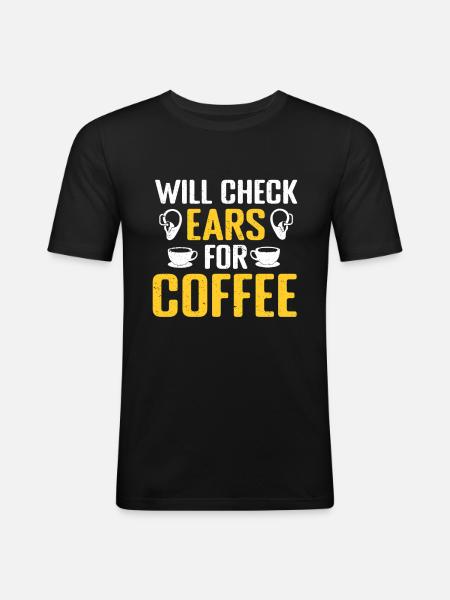 Audiology Audiologists - Men's Slim Fit T-Shirt - black