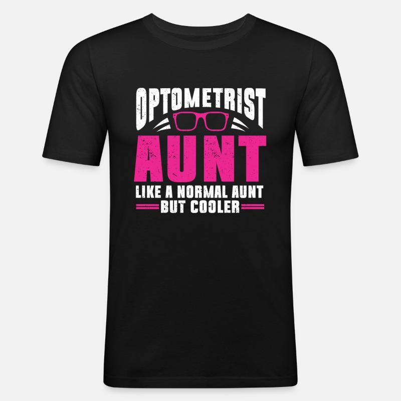 Optométriste Optométriste Optométrie - T-shirt près du corps Homme - noir