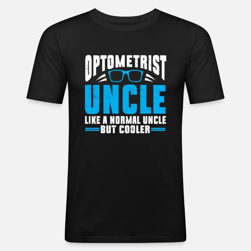 Optométriste Optométriste Optométrie - T-shirt près du corps Homme - noir