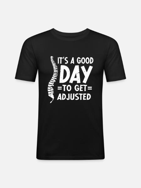 Chiropractor Chiropractic - Men's Slim Fit T-Shirt - black