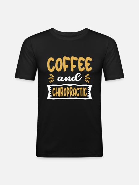 Chiropractor Chiropractic - Men's Slim Fit T-Shirt - black