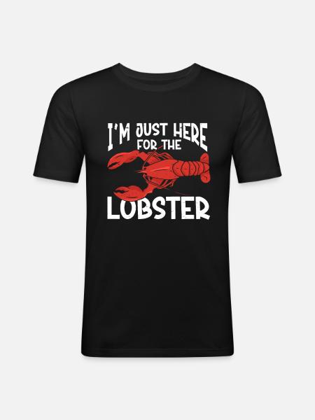 Seafood - Men's Slim Fit T-Shirt - black