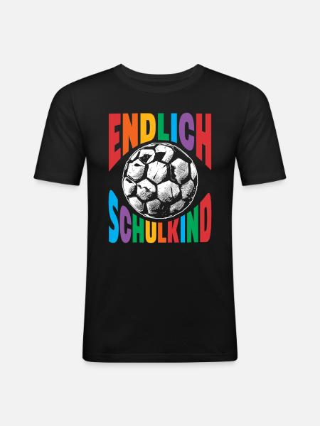 School 1st Grade - Men's Slim Fit T-Shirt - black